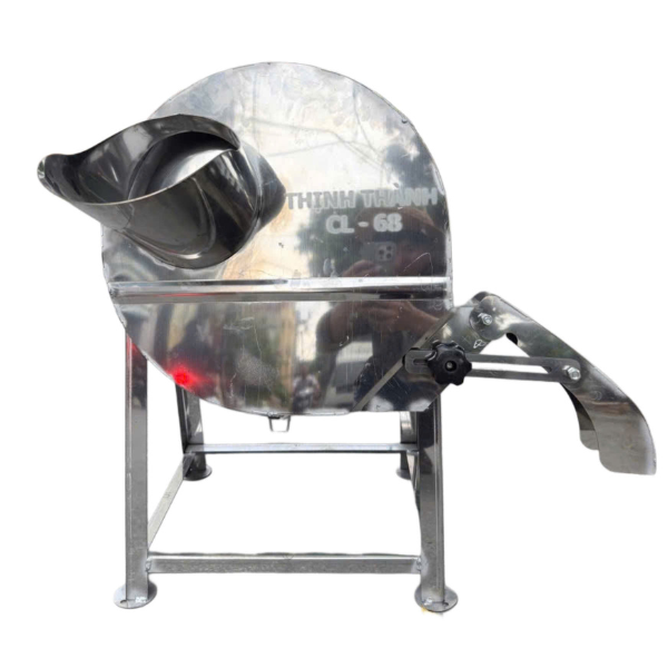 Máy Thái Chuối Mịn Cửa Ngang Inox 1.1Kw