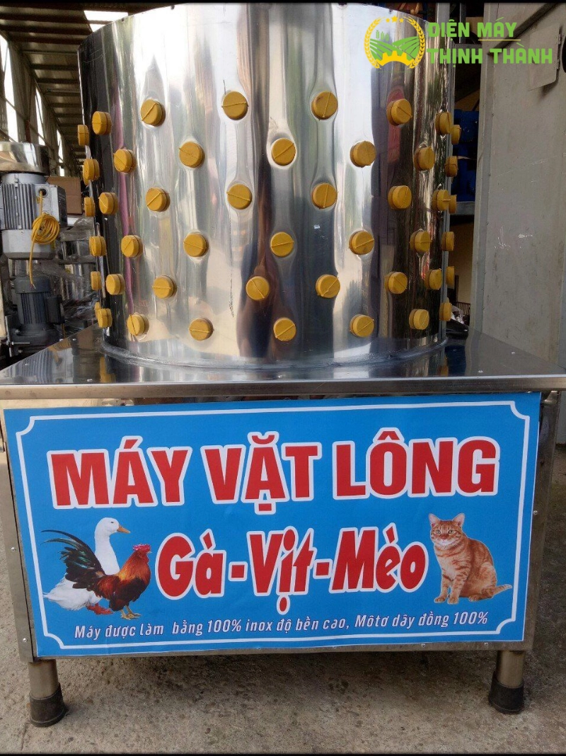 Các loại máy vặt lông gà vịt phổ biến trên thị trường