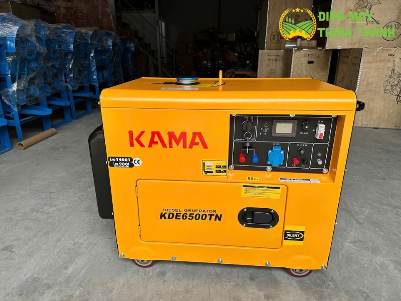 Máy phát điện chạy dầu Kama KDE6500TN 5Kw