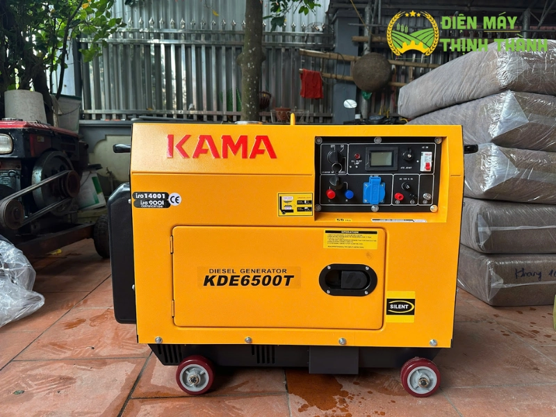 Máy phát điện Kama KDE6500T 5Kw chống ồn