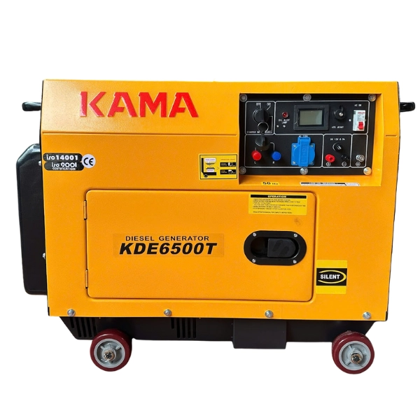 Máy Phát Điện Chạy Dầu Kama KDE6500T 5Kw Chống Ồn