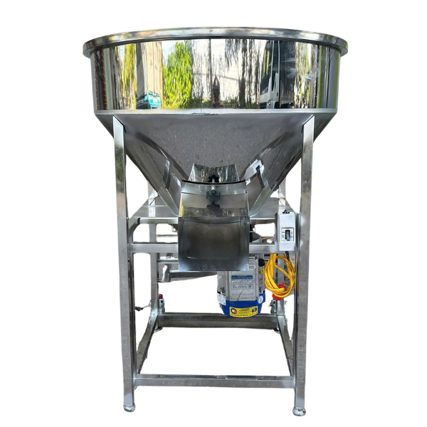 Máy Trộn Cám Trục Đứng Inox 50kg