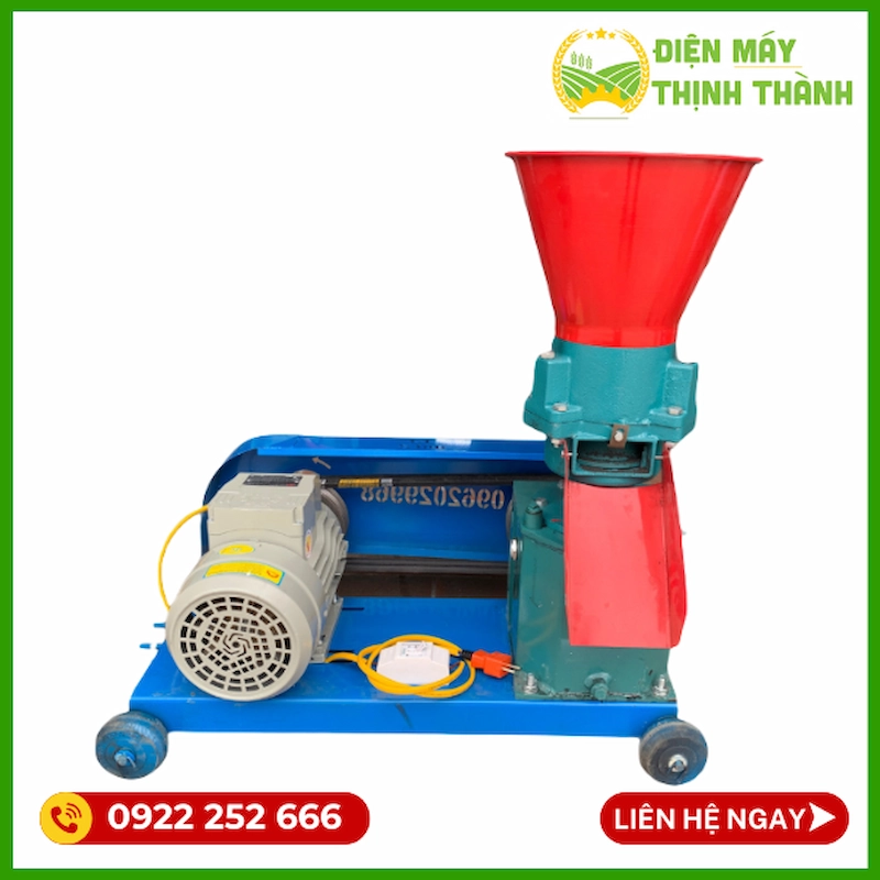 Máy ép cám viên là thiết bị chuyên dụng trong ngành chăn nuôi