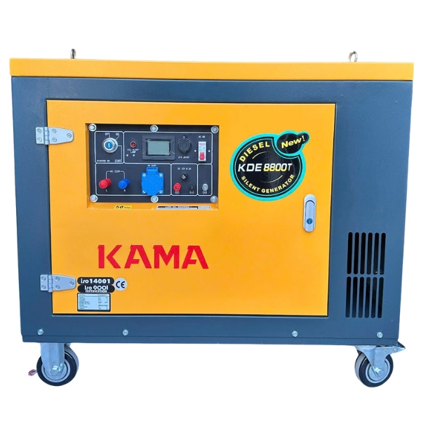 Máy Phát Điện Chạy Dầu Chống Ồn Kama KDE8800T 6Kw